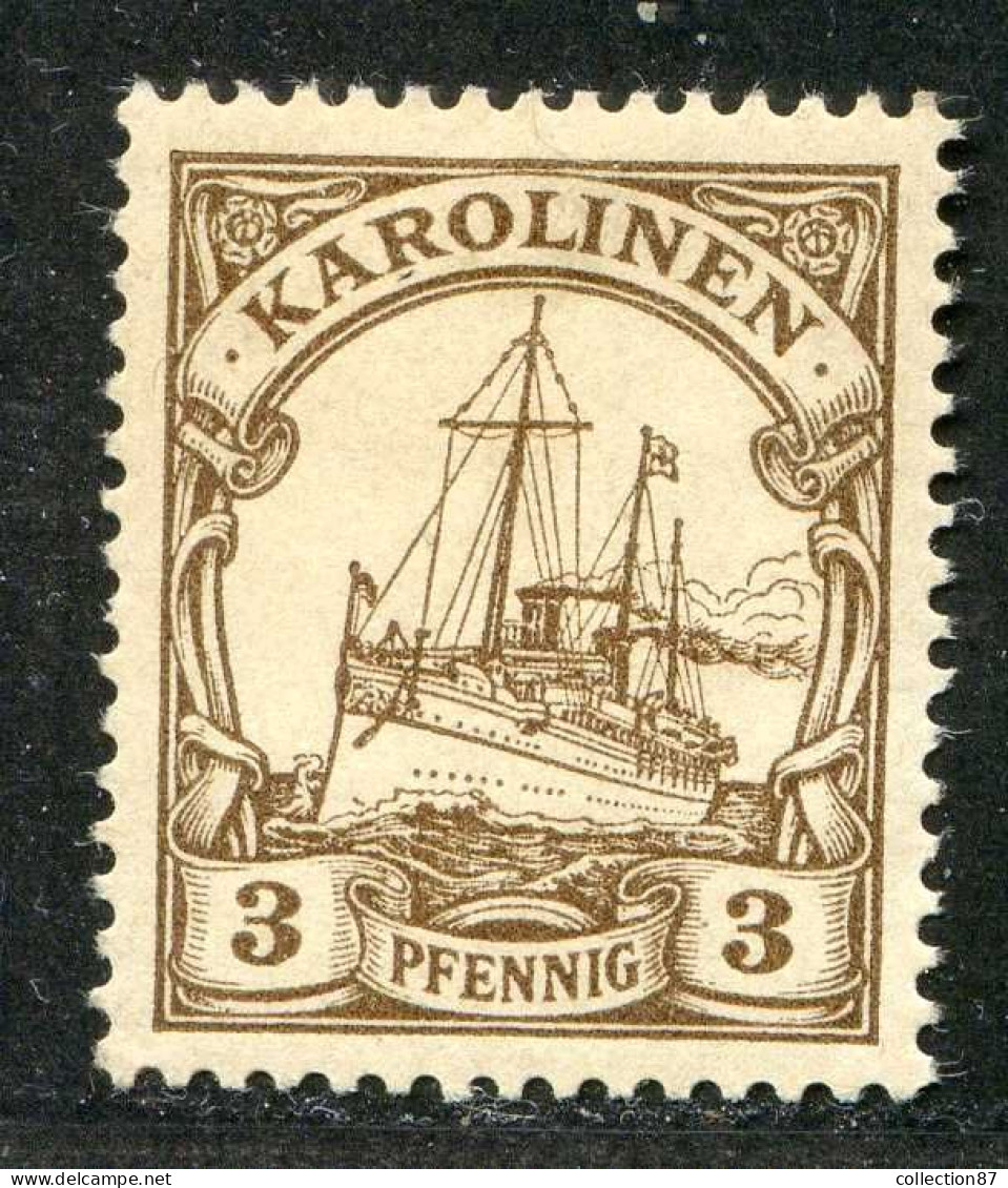 REF093 > COLONIES ALLEMANDE - CAROLINES < Yv N° 7 * Neuf Dos Visible - MH * - Carolinen