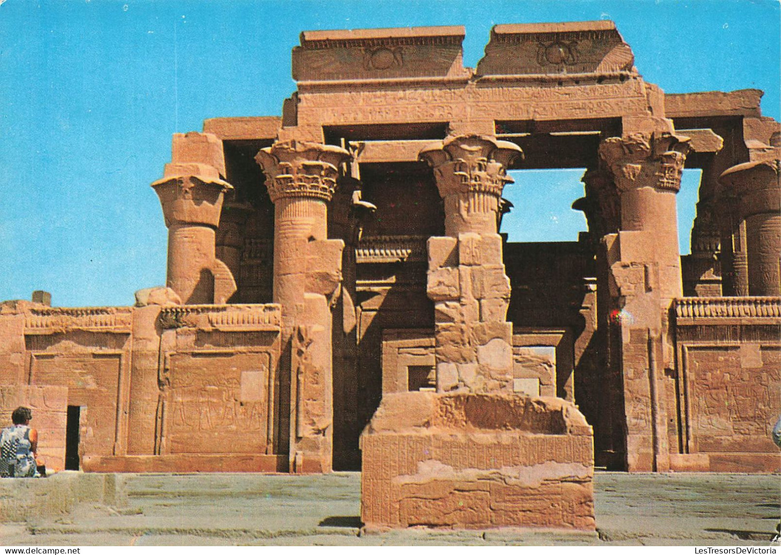 EGYPTE - Kom Ombo - Kom Ombo Temple - Vue Générale - Animé - Carte Postale - Aswan