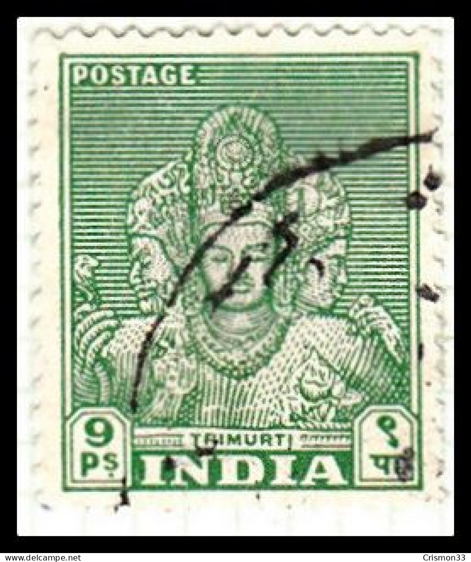 1949 - INDIA - 2º ANIVERSARIO DE LA INDEPENDENCIA - TRIMURTI - YVERT 9 - Used Stamps