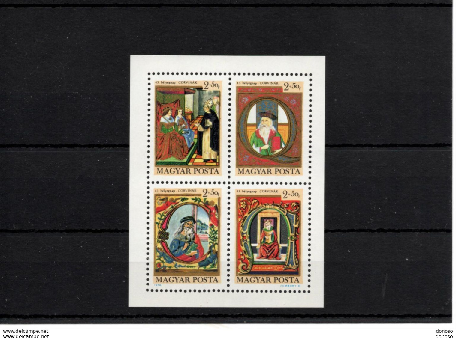 HONGRIE 1970  JOURNEE DU TIMBRE Yvert 2114-2117, Michel Block 77 NEUF** MNH Cote 8 Euros - Ongebruikt