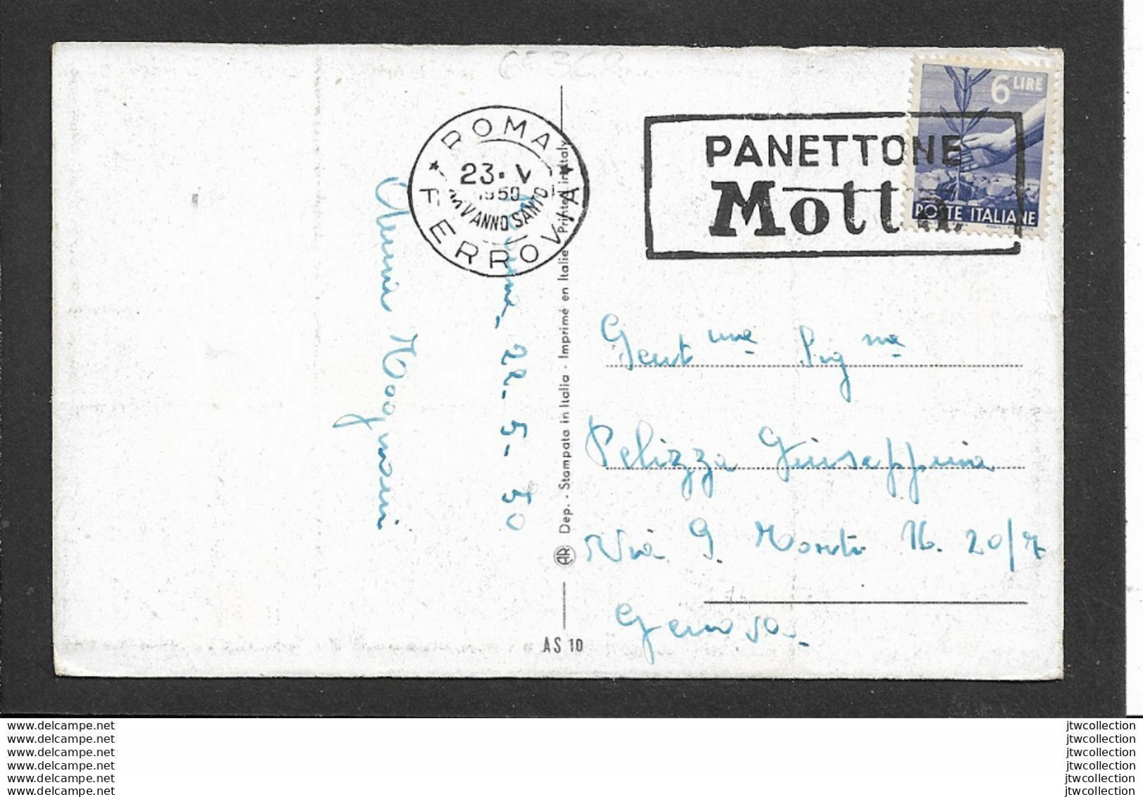 Papa Pio XII - Anno Santo 1950 - Piccolo Formato - Viaggiata - Pausen