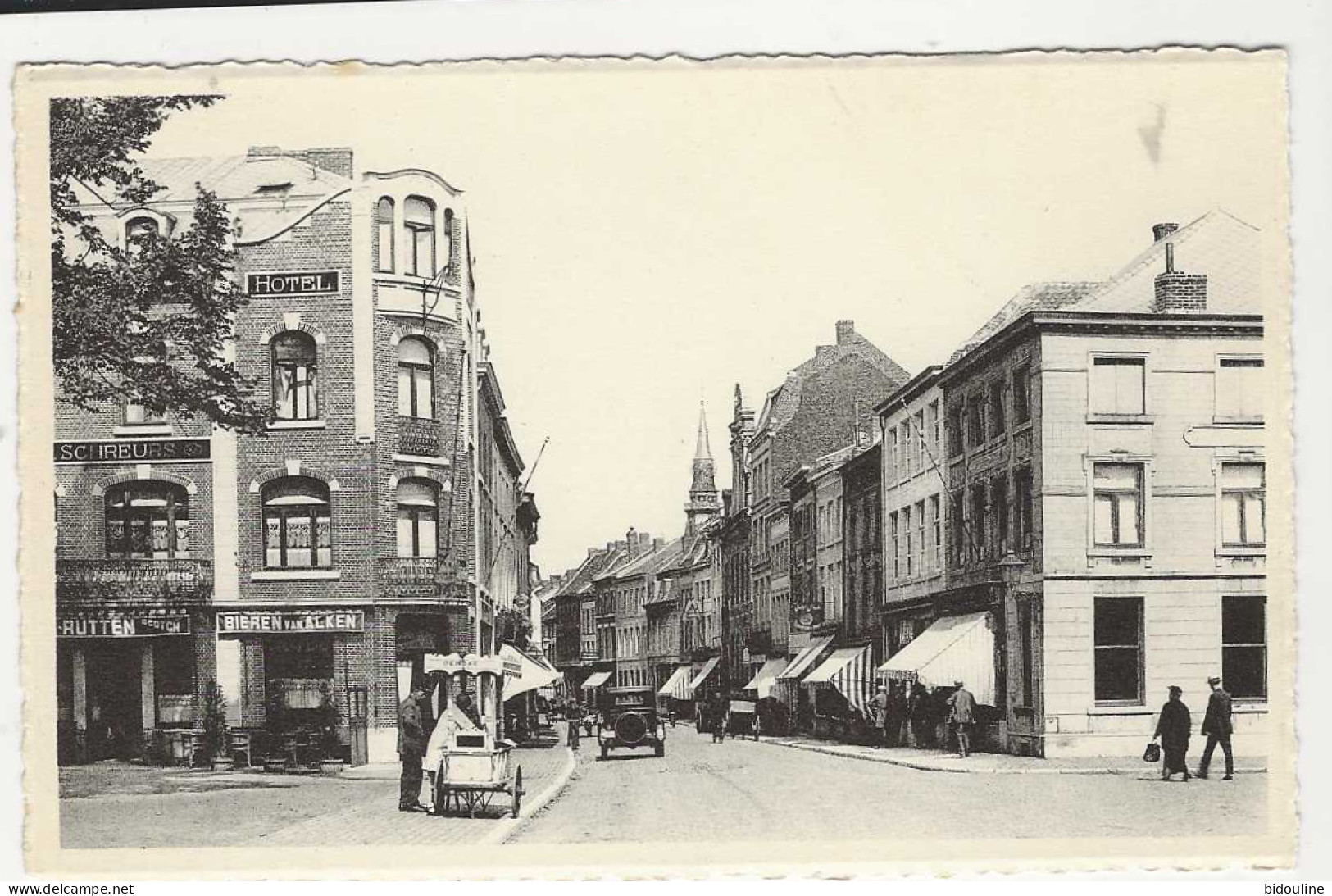 Cpa_hasselt " Nieuwqtraat-Rue Neuve " - Hasselt