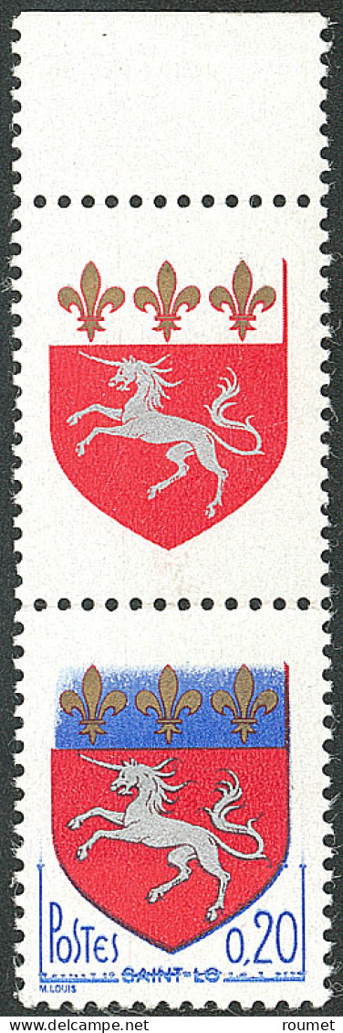 **  Sans Le Bleu. No 1510Ic, En Paire Verticale Avec 1510Id. - TB (N°et Cote SM) - Altri & Non Classificati