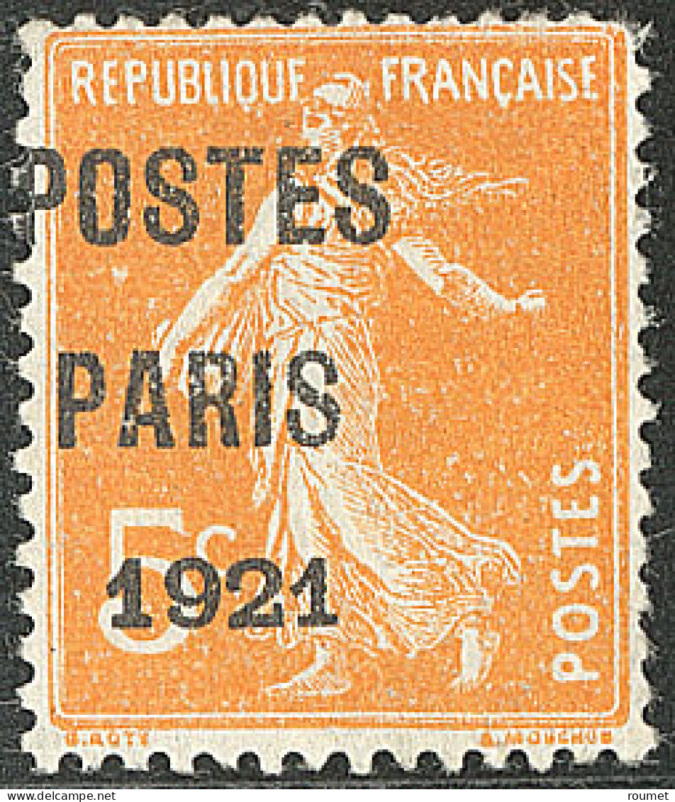 Postes Paris. Surcharge Déplacée. No 27. - TB - 1893-1947