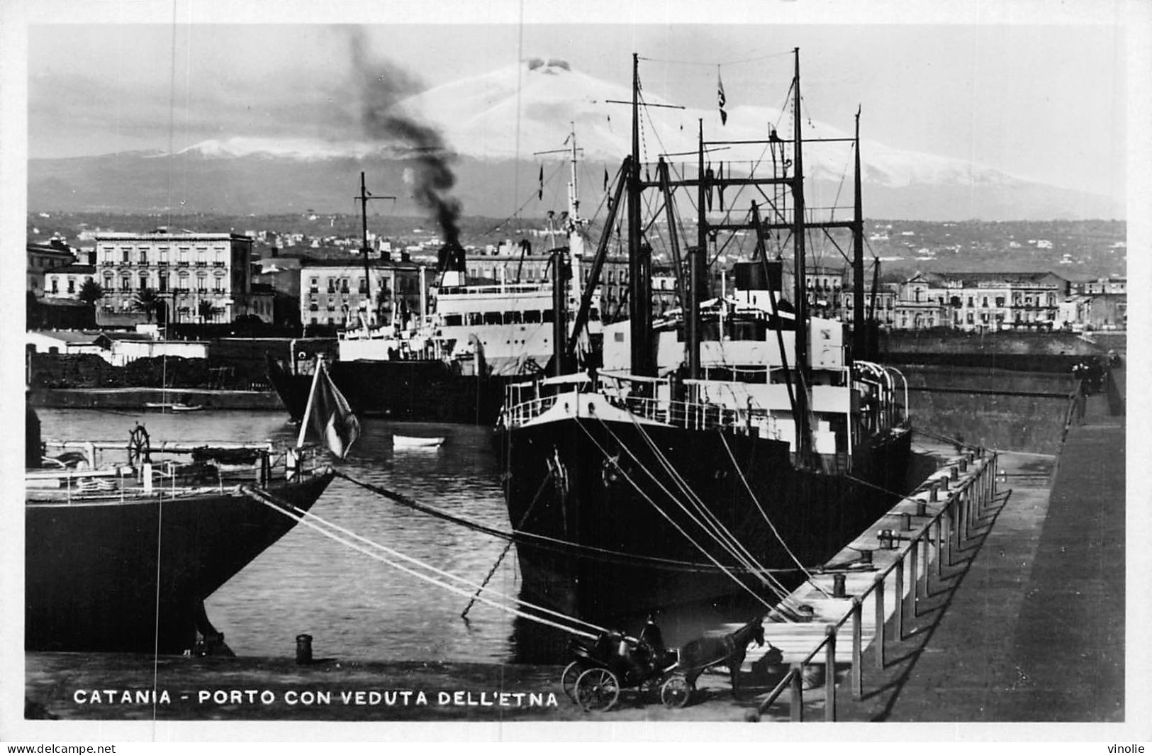 P-24-Mi-Is-671 : CATANIA. BATEAU. PAQUEBOT. - Catania