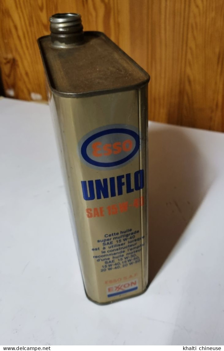 Bidon Huile Esso Uniflo Motor Oil 15w-40 Ess. Dies. 2 Litres - Dosen