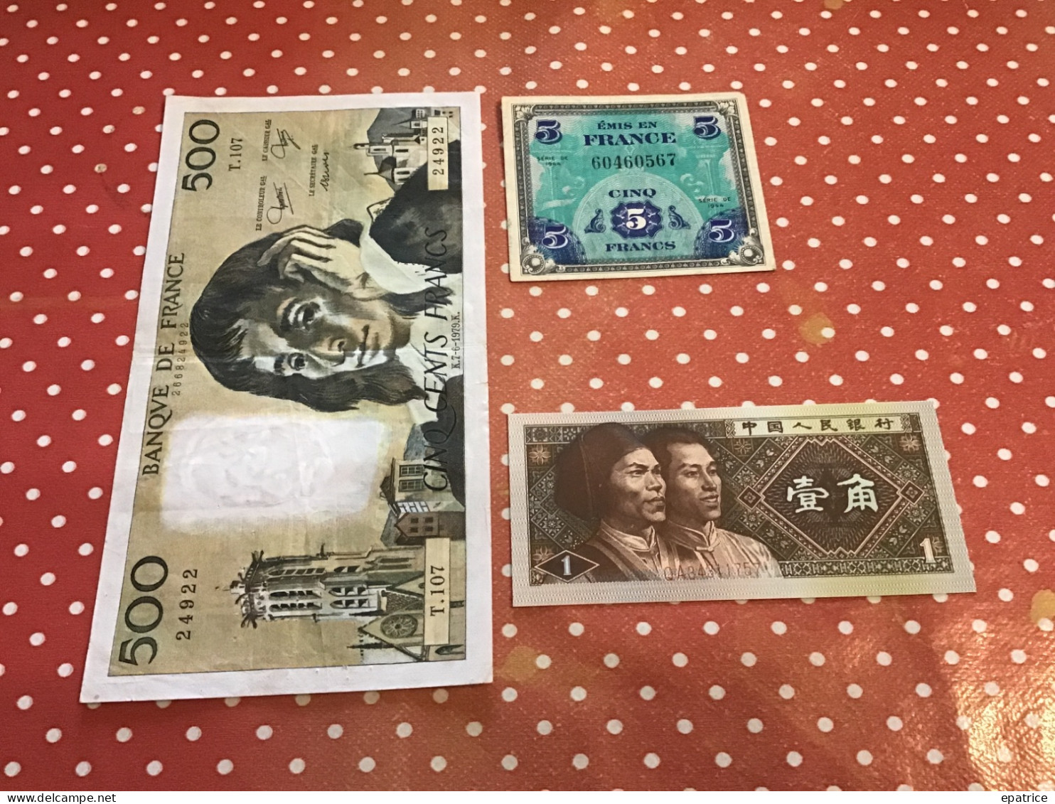 3 BILLETS VOIR LE SCAN POUR L’ÉTAT - Lots & Kiloware - Banknotes