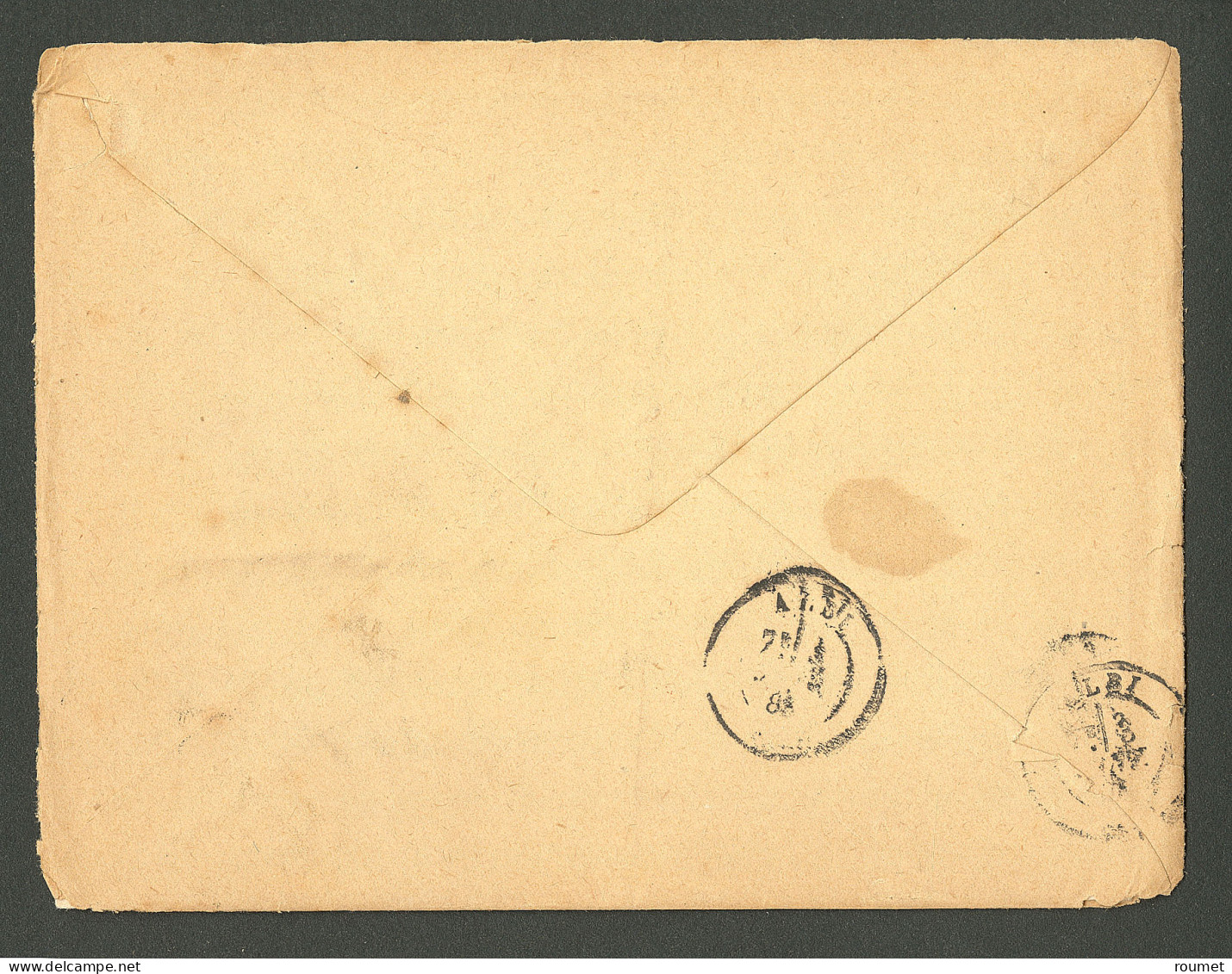 Lettre Cad Rouge "Bac-ninh/Tonkin" Sur Enveloppe En FM Avec Texte Daté "Dap Cau 18 Nov 1884". - TB. - Autres & Non Classés