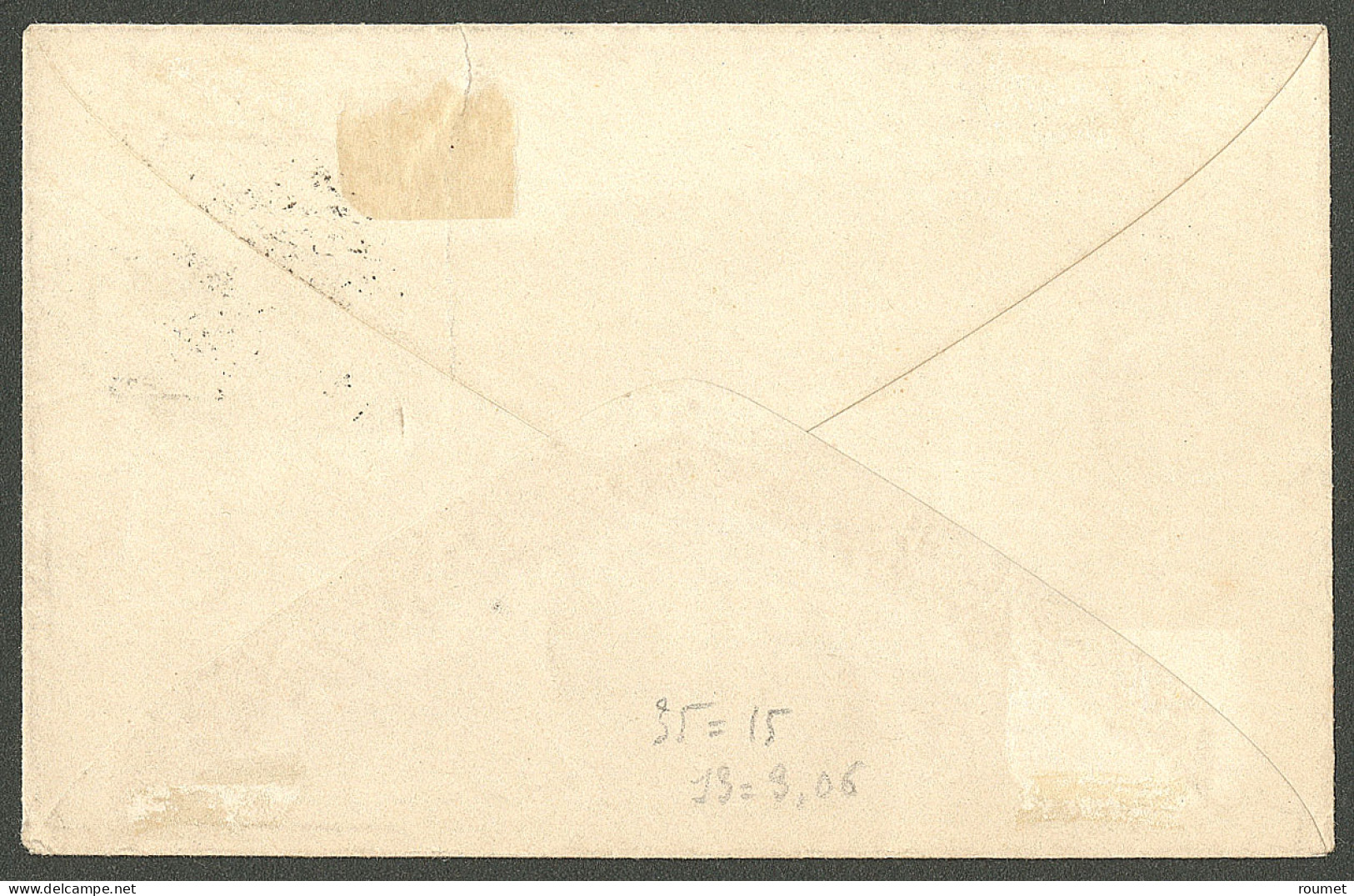 Lettre Cad "Paq Fr/Pointe-à-Pitre Guad" Sur CG N°31 Sur Enveloppe Carte De Visite Pour Paris. - TB - Other & Unclassified