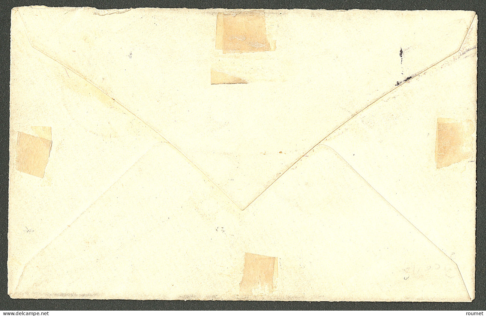 Lettre Cad "Cayenne/Guyane", Nos 11 Paire + 12 Paire + 17 + 18 + 19 Sur Enveloppe Recomm. Pour Cayenne, 1892. - TB. - RR - Andere & Zonder Classificatie