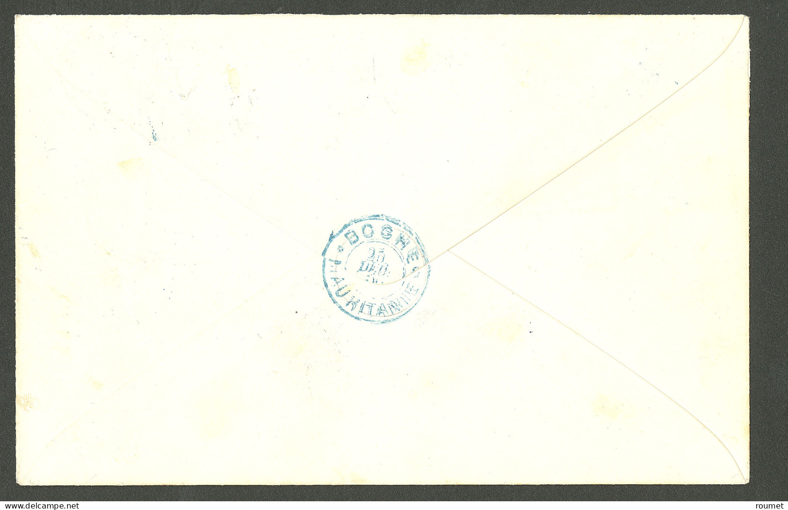Lettre Taxe. Cad Bleu "Boghe", Sur N°8 Sur Lettre De St Louis, 1906, TB. - R - Other & Unclassified