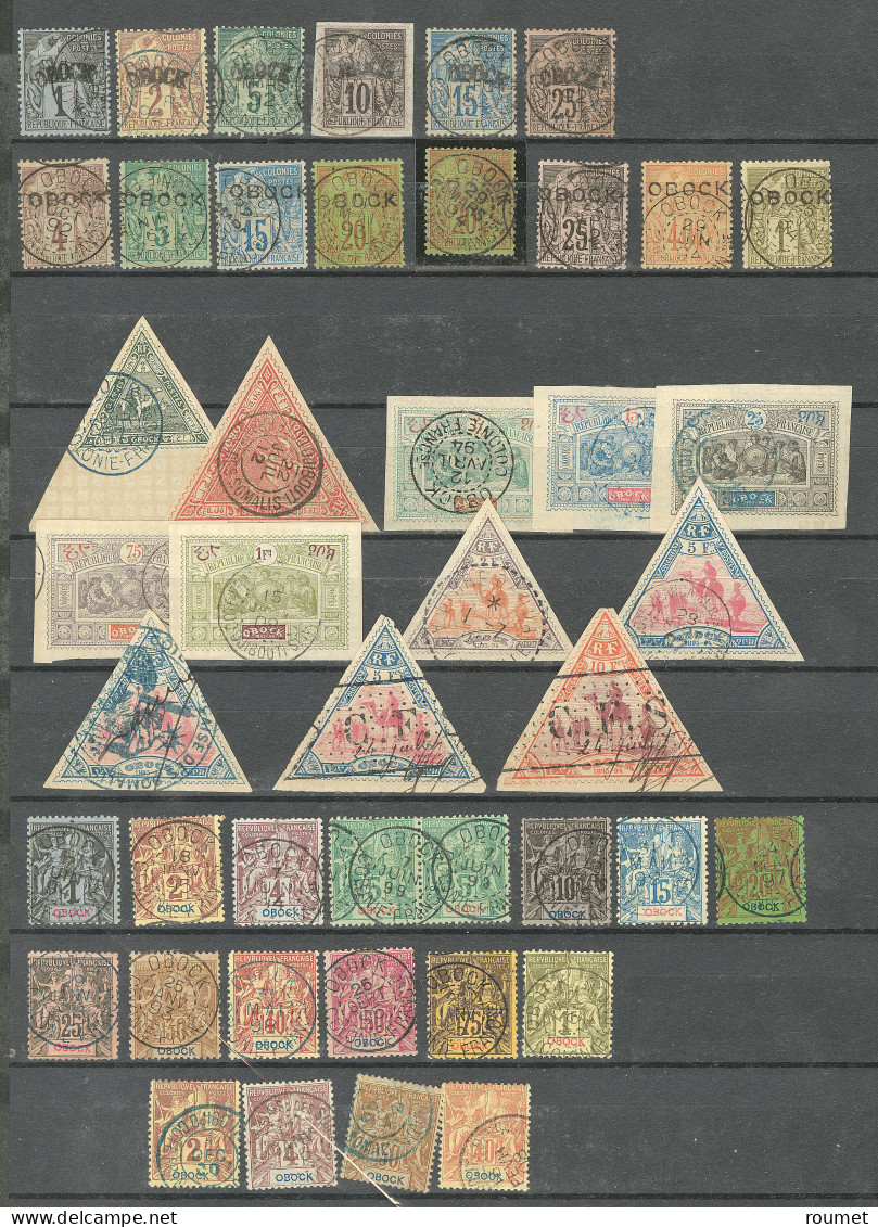 Collection. 1892-1894 (Poste), Des Valeurs Moyennes, Obl Choisies. - TB - Altri & Non Classificati