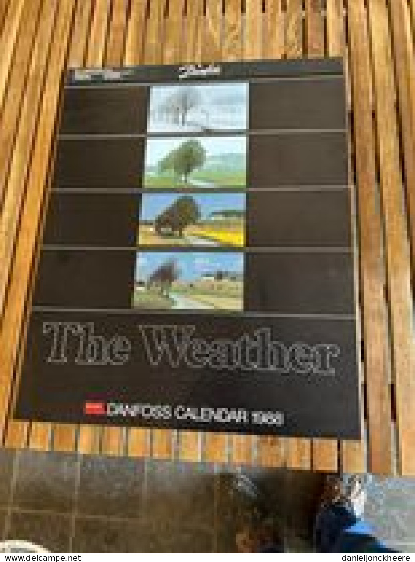 Kalender Calendrier Calendar Danfoss The Weather 1988 - Grand Format : 1981-90