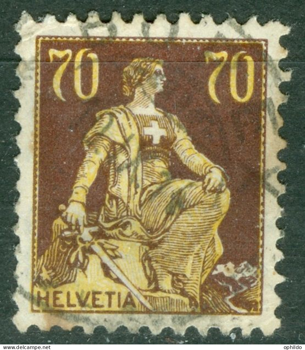 Suisse  Yvert   125  Ou Zum 114   Ob   B/TB  - Used Stamps