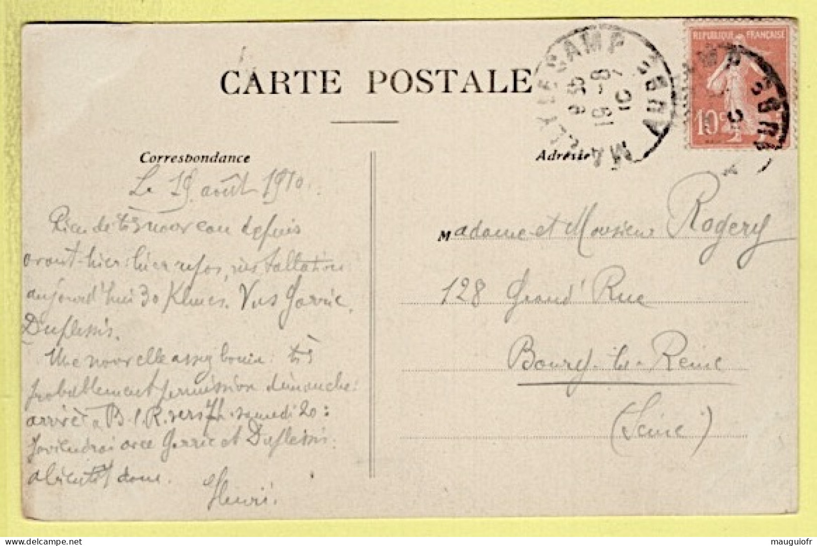 MILITARIA / CAMPS ET CASERNES / 10 MAILLY-LE-CAMP / CAMP DE MAILLY / VUE D'ENSEMBLE / ANIMÉE / 1910 - Casernes