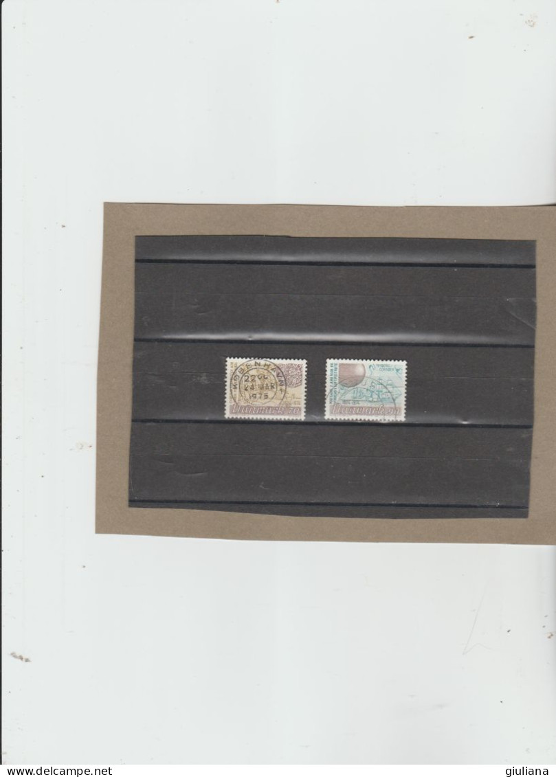 Danimarca 1974 - (UN) 586/87 Used  "350° Anniversario Delle Poste Danesi" - Serie Completa - Used Stamps