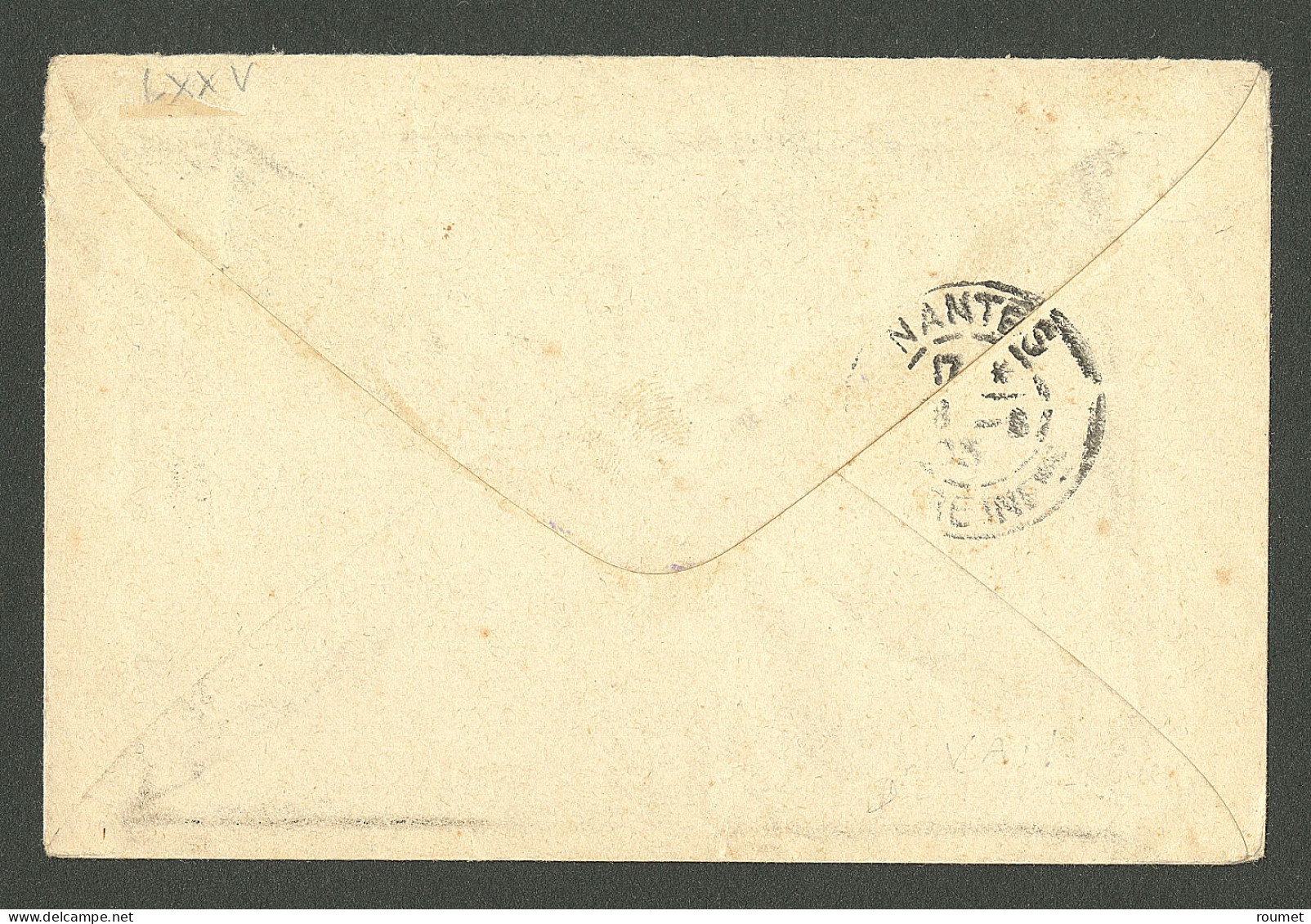 Lettre Cad "Réunion/La Rivière". Entier 15c Pour Nantes, 1903. - TB - Other & Unclassified