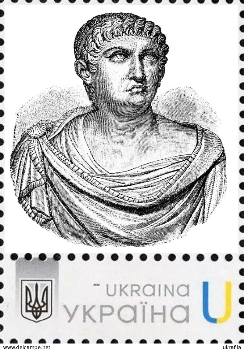 Ukraine 2023, Emperor Of Ancient Rome, Nero Claudius Caesar Augustus Germanicus, 1v - Ucraina