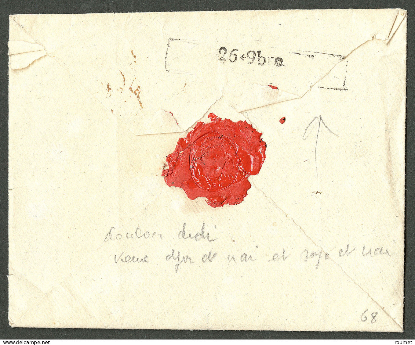Lettre Pt Goave 25 Nov" (Jamet N°4). Enveloppe Avec Texte Daté Au Dondon Le 4 Décembre 1789 Pour Le Dondon. - TB. - R. - Haïti