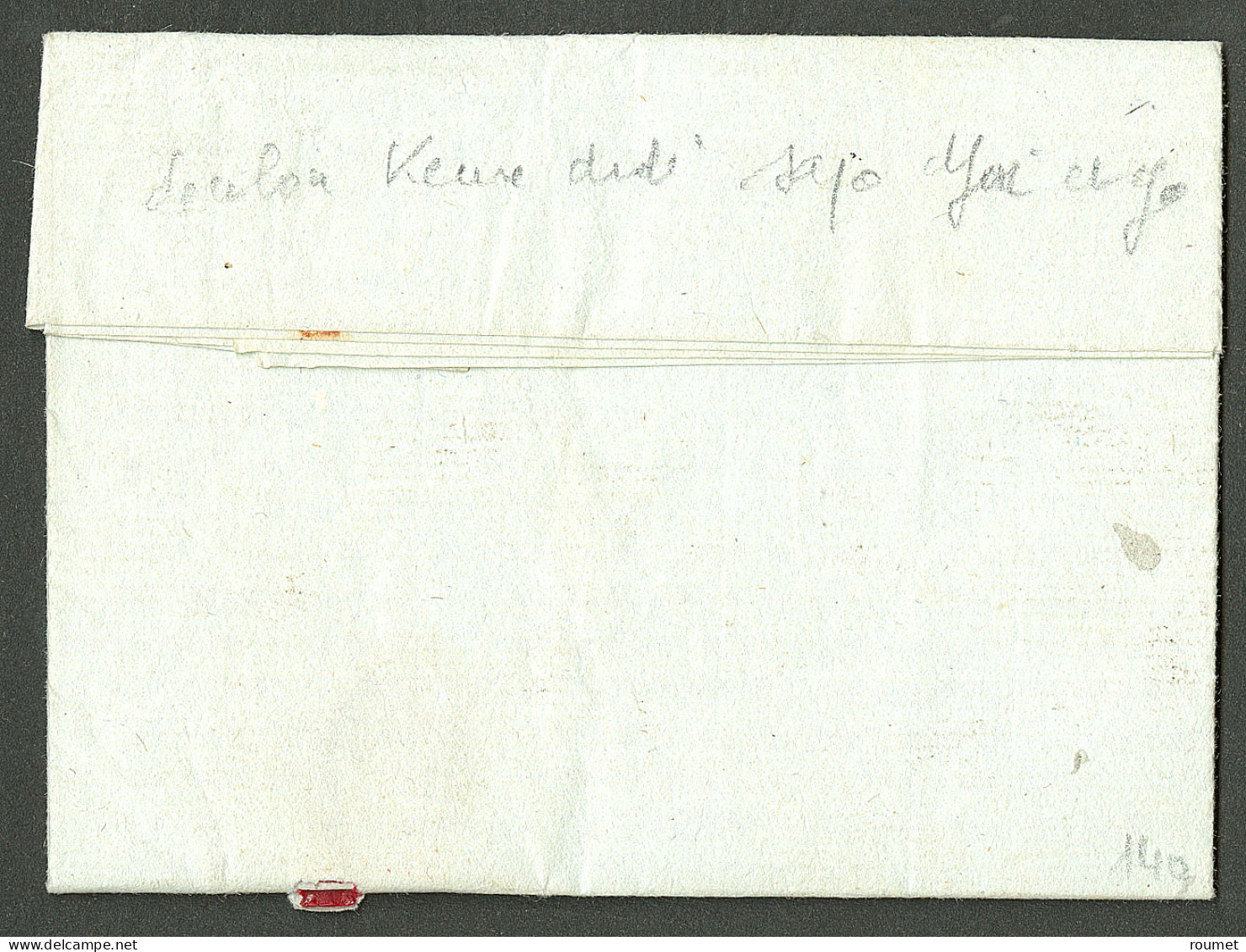 Lettre St Louis (Jamet N°8) + "26 9bre 1793". Lettre Avec Texte D'un Détenu à La Prison De Saint Louis, Adressée En Fran - Haiti