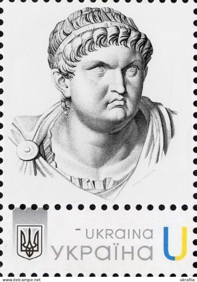 Ukraine 2022, Emperor Of Ancient Rome, Nero Claudius Caesar Augustus Germanicus, 1v - Oekraïne