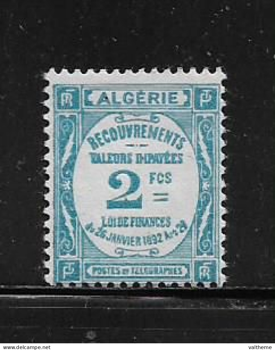 ALGERIE  ( DIV - 493 )   1926   N° YVERT ET TELLIER    N°  20   N* - Timbres-taxe