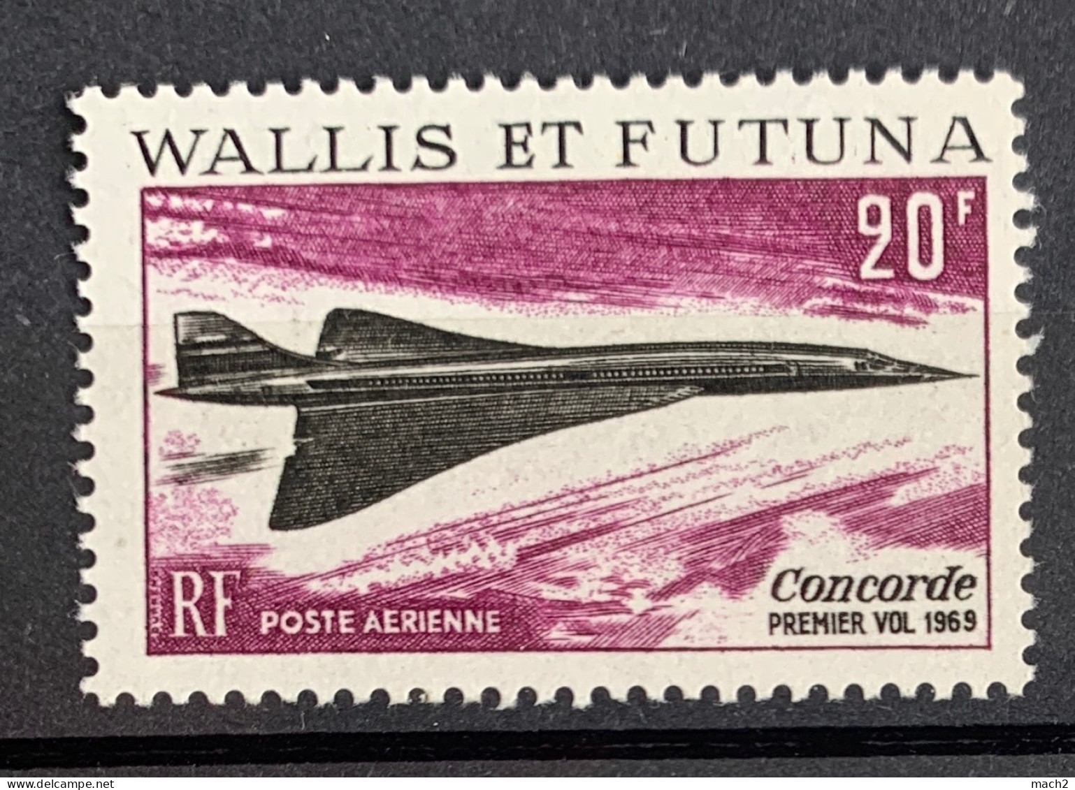 WALLIS ET FUTUNA PA N° 32 NEUF SANS CHARNIERE COTE 20.00€ CONCORDE AVION - Concorde