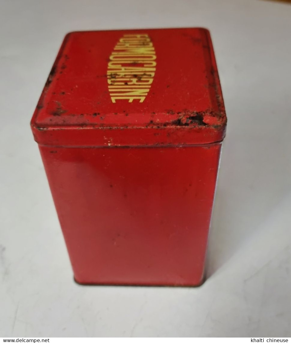 Boite Publicitaire En Métal Formocarbine Décoration Vintage Retro Pharmacie - Boxes
