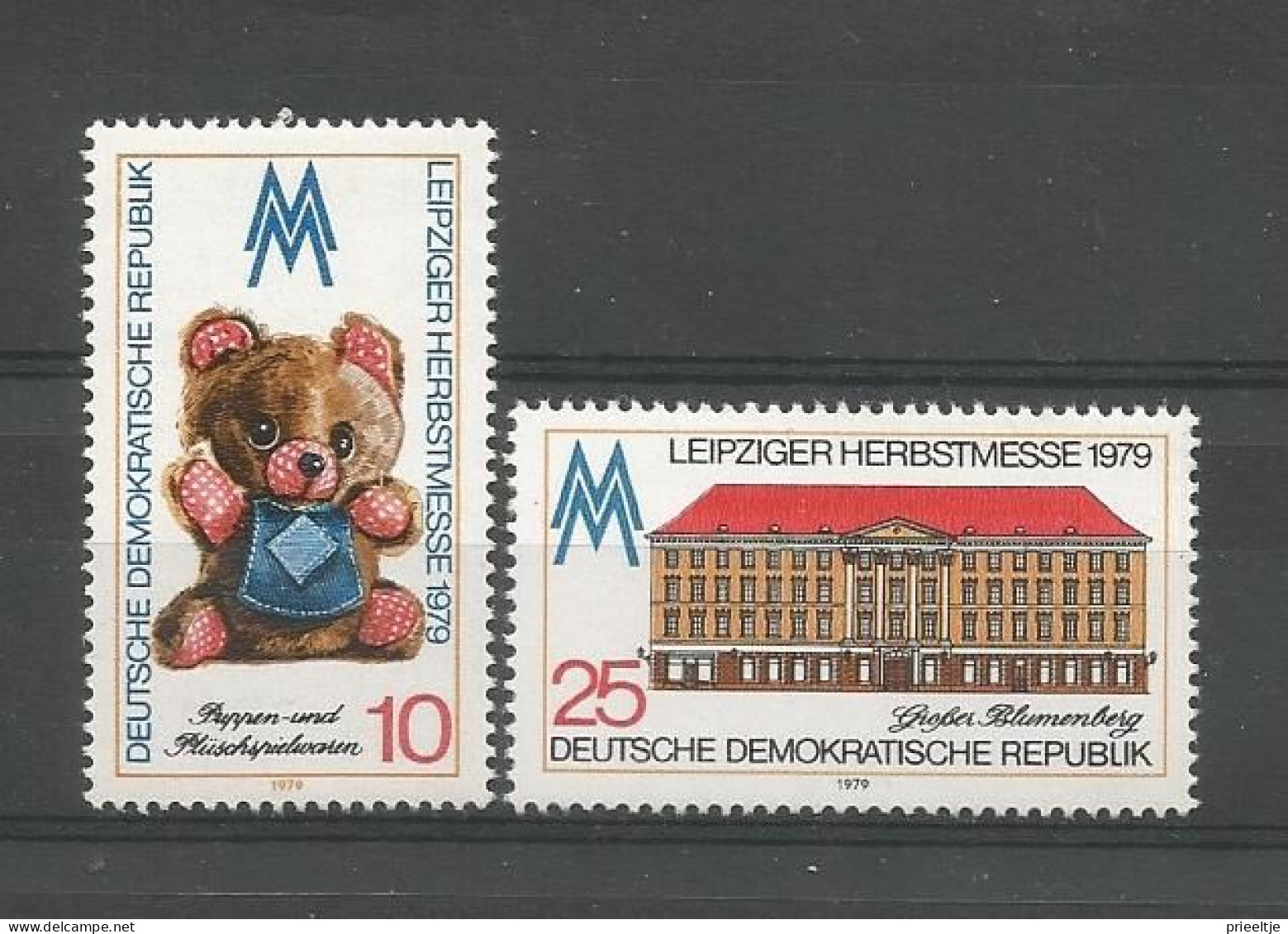 DDR 1979 Leipziger Herbstmesse Y.T. 2116/2117 ** - Unused Stamps