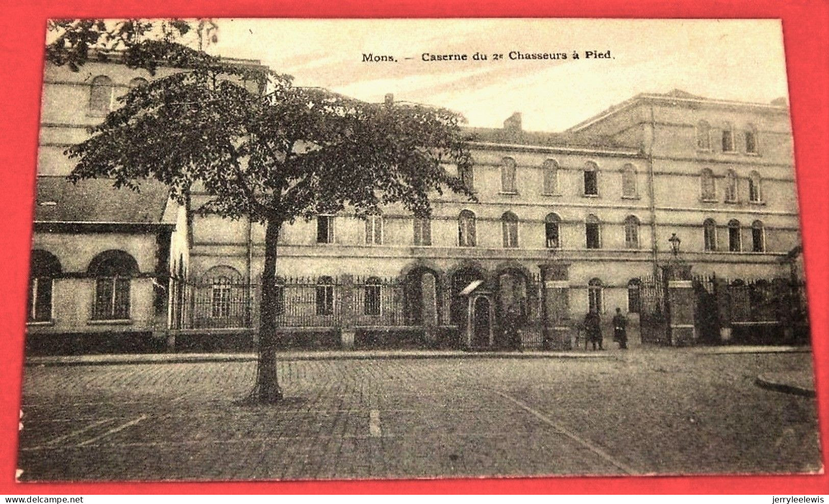 MONS  -  Caserne Du 2e Chasseurs à Pied  -    1909   - - Mons