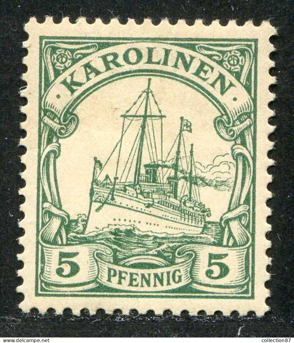 REF093 > COLONIES ALLEMANDE - CAROLINES < Yv N° 8 * Neuf Dos Visible - MH * - Carolinen