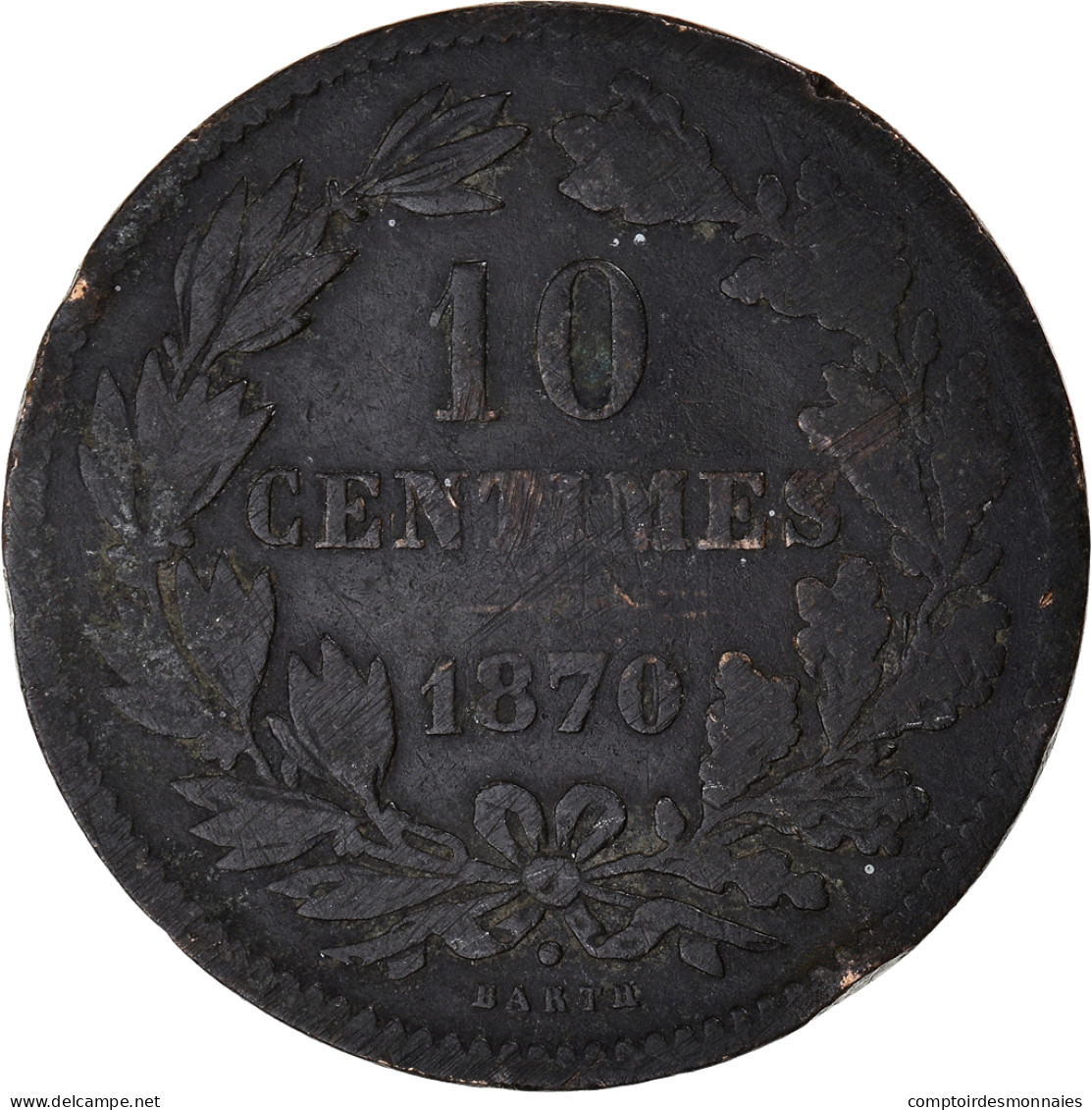 Monnaie, Luxembourg, 10 Centimes, 1870 - Luxembourg