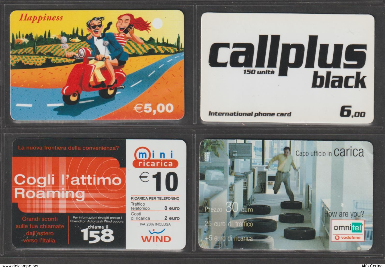 ITALIA:  RICARICHE  -  4  USATE  -  QUESTE. - [2] Sim Cards, Prepaid & Refills