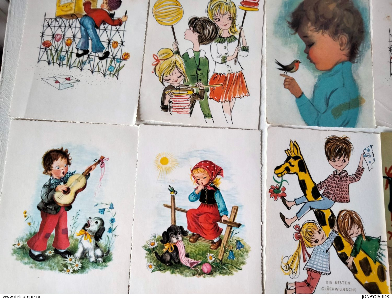 Dèstockage - Children Lot Of 17.Postcards.#60 - Verzamelingen & Reeksen