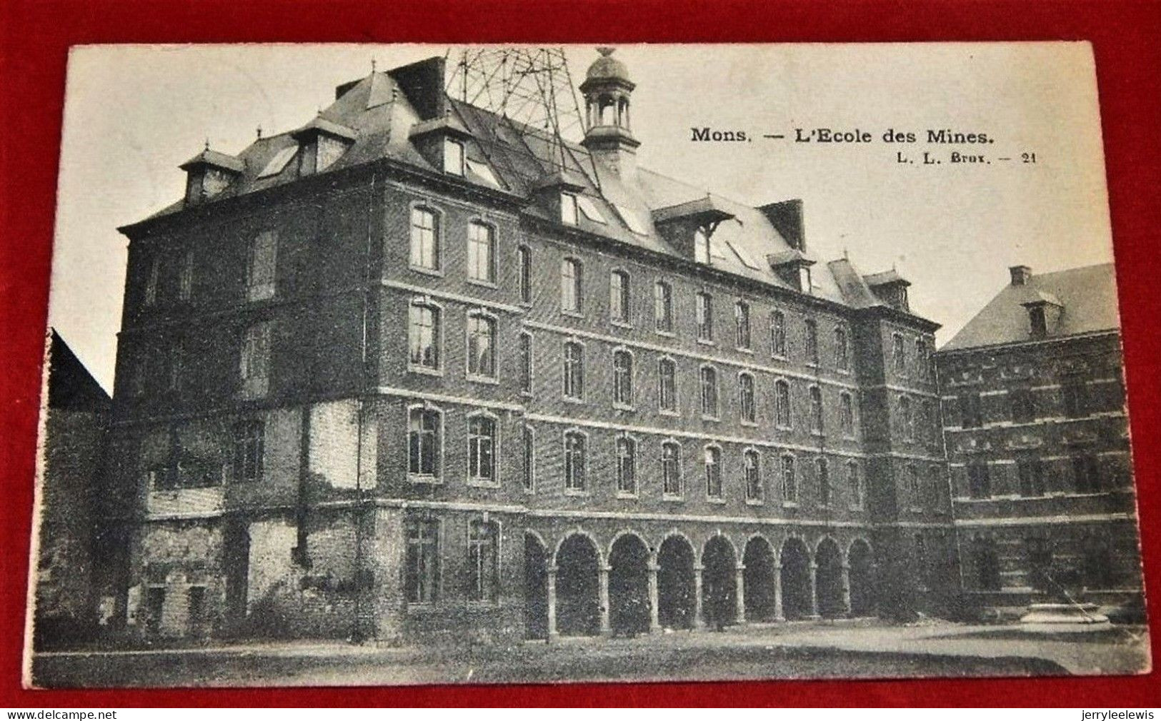 MONS  -  L' Ecole Des Mines    -  1909 - Mons