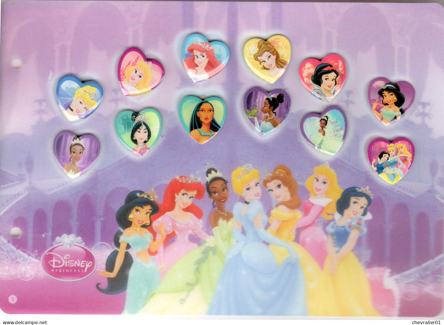 Pins-bd-disney_série Carrefour_album Complet - 121 Pins - Disney