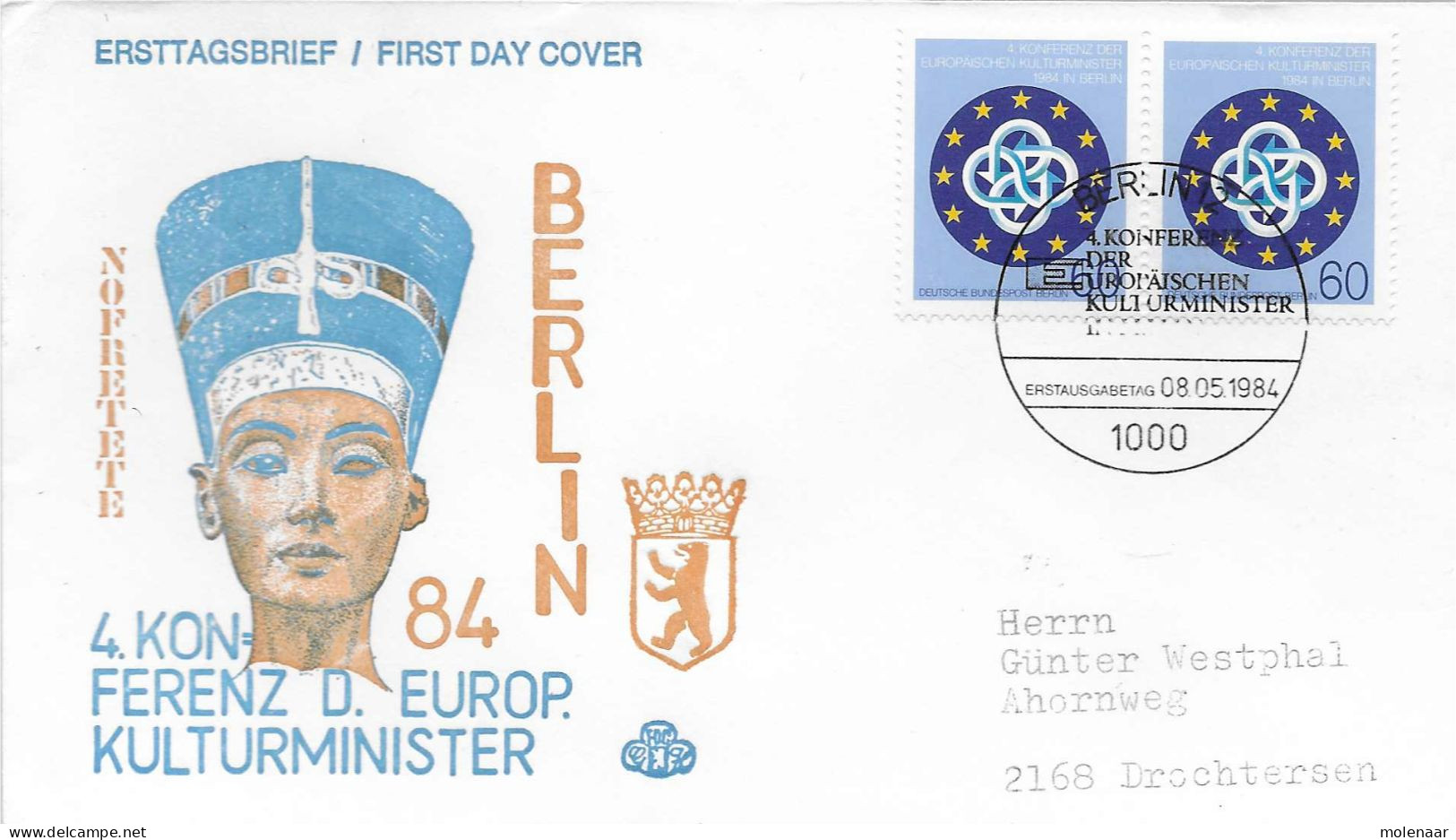 Postzegels > Europa > Duitsland > Berljin > 1980-1990 > 2x No. 721 (17205) - Covers & Documents