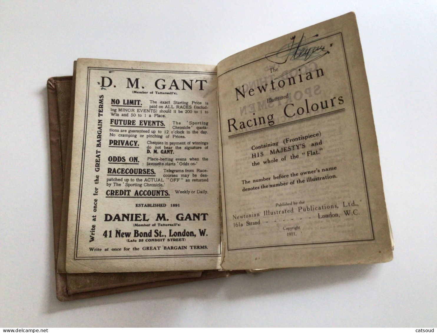 Ancien Livret (1911) Équitation The Newtonian Illustrated Racing Colours - 1900-1949