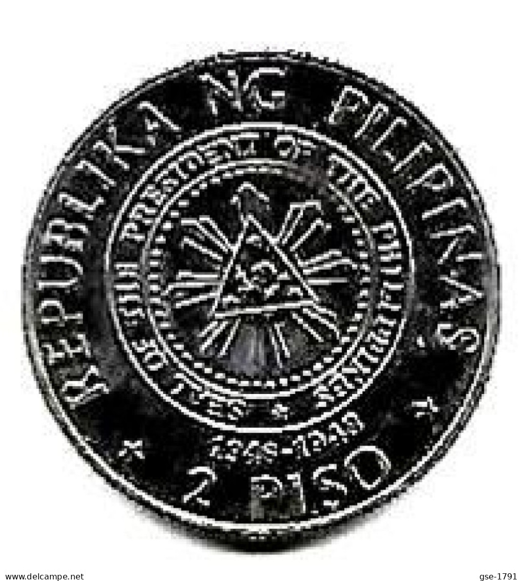 PHILIPPINES  2 PESOS Commémorative KM 261  TAONG  1992  SUP - Philippines