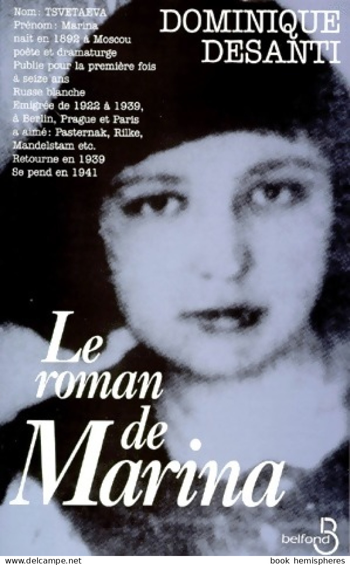 Le Roman De Marina (1994) De Dominique Desanti - Biografie