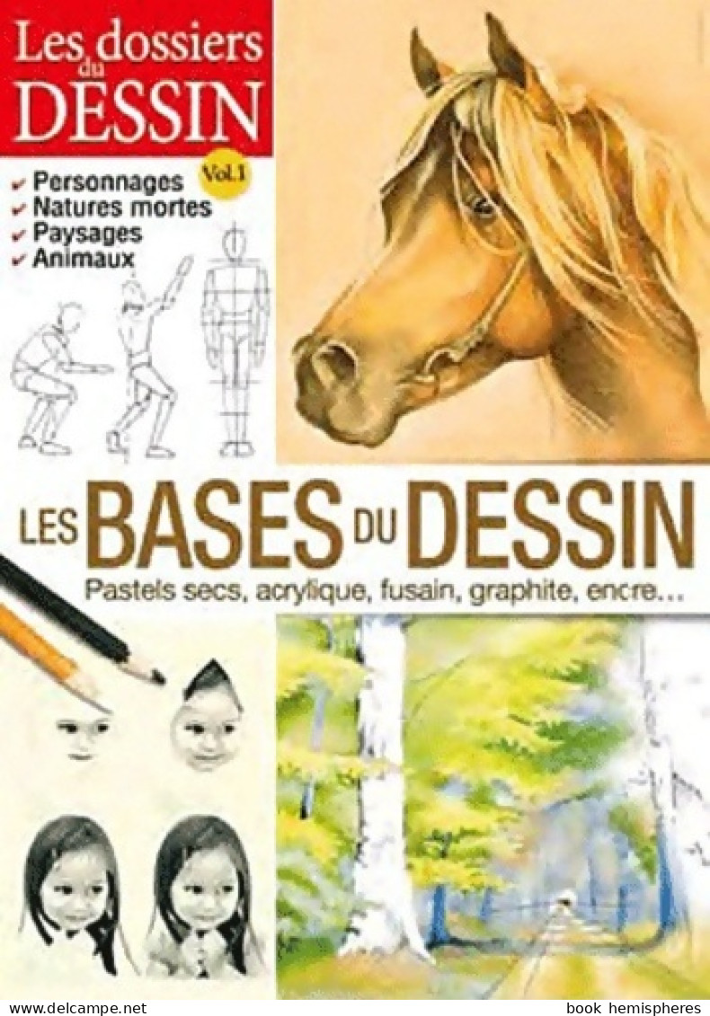 Les Bases Du Dessin : Pastels Secs Acrylique Fusain Graphite Encre... (2011) De Editions Esi - Jardinage