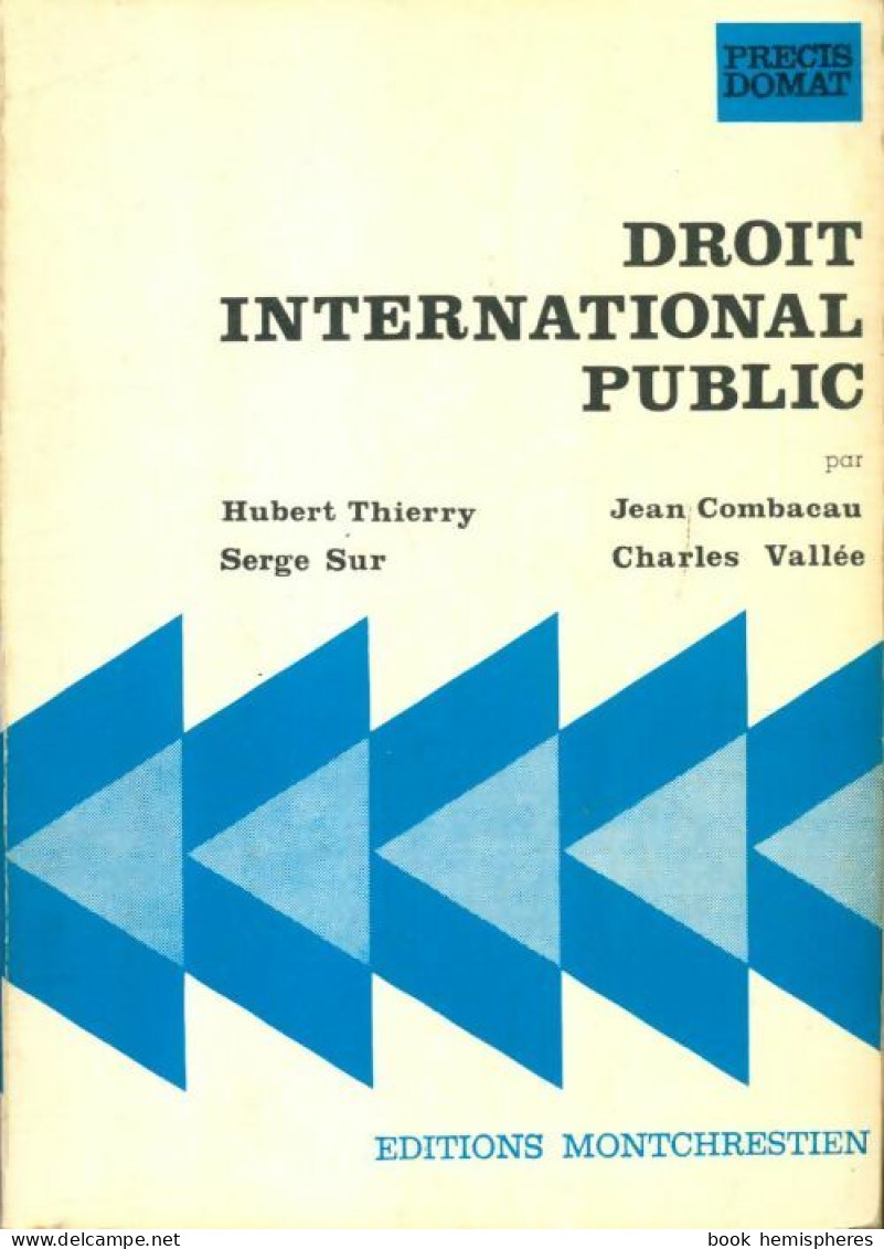 Droit International Public (1986) De Collectif - Droit