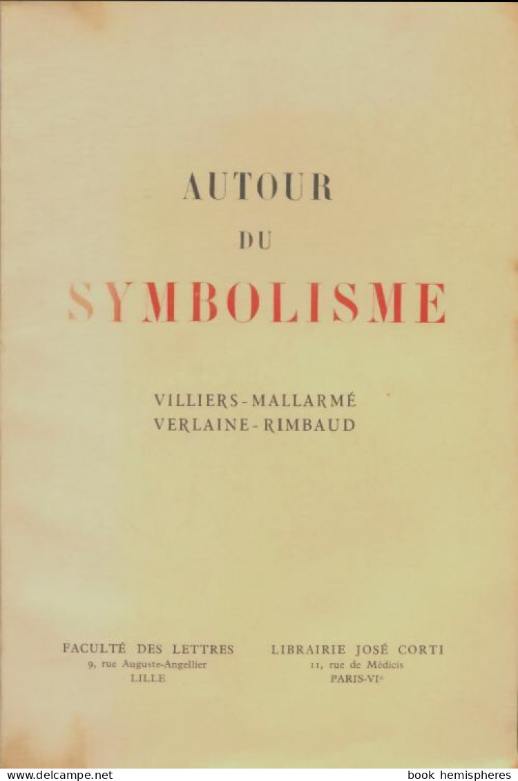 Autour Du Symbolisme (1955) De Collectif - Arte
