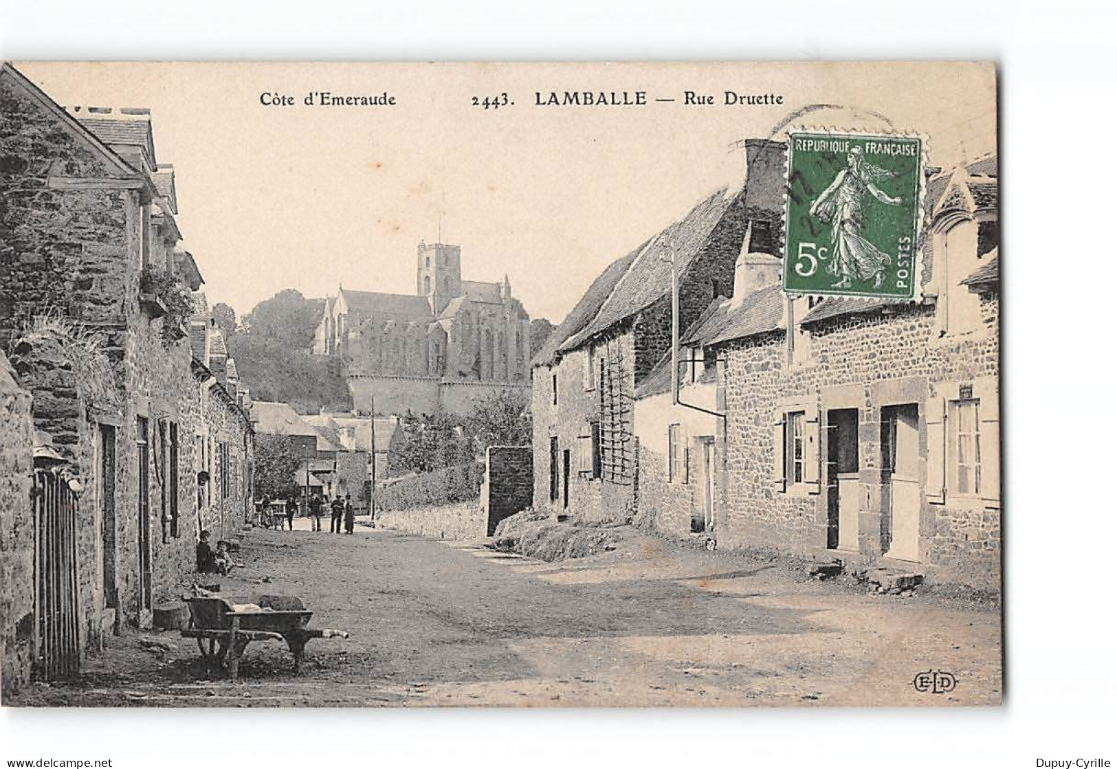 LAMBALLE - Rue Druette - état - Lamballe