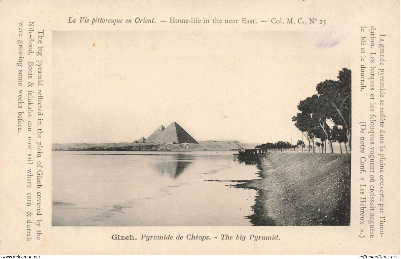 EGYPTE - La Vie Pittoresque En Orient - Gizeh - Pyramide De Chéops - Vue Générale - Carte Postale - Guiza