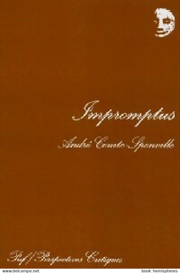Impromptus (1996) De André Comte-Sponville - Psychologie/Philosophie