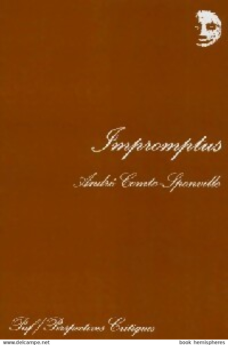 Impromptus (1996) De André Comte-Sponville - Psicologia/Filosofia