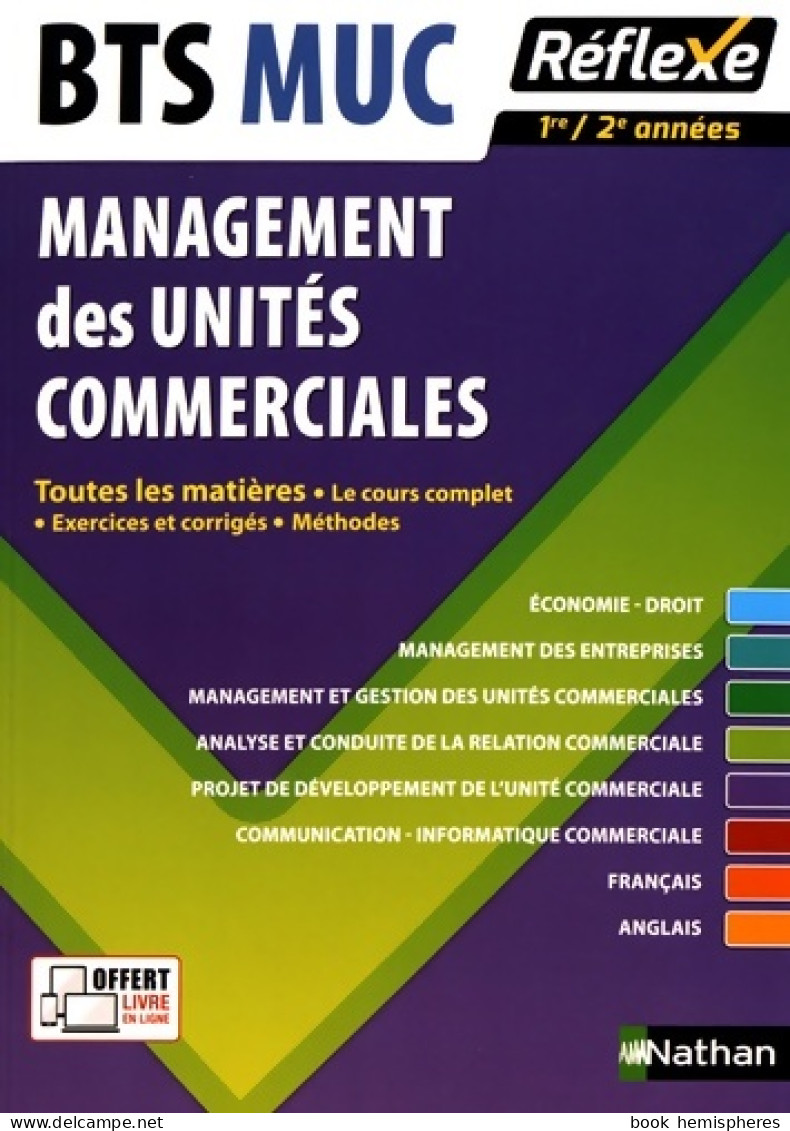 Toutes Les Matières - Management Des Unités Commerciales BTS MUC (0) De Yannick Artignan - 18 Anni E Più