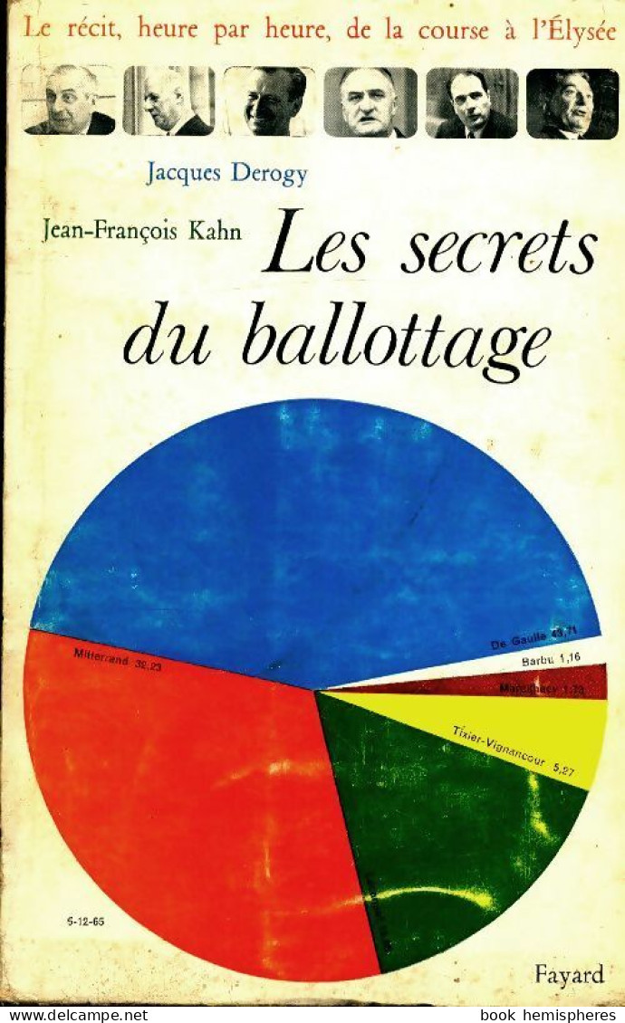 Les Secrets Du Ballotage  (1966) De Jean-François ; Jacques Derogy Kahn - Politik