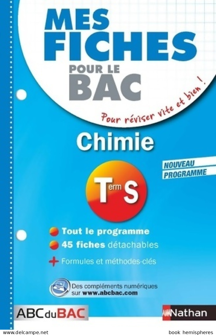 Chimie Terminale S (2013) De Karine Marteau-Bazouni - 12-18 Jahre